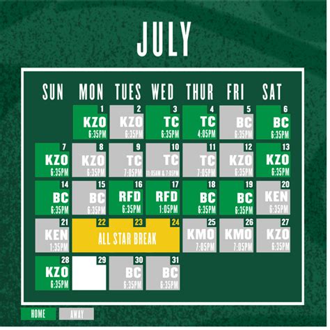 royal oak leprechauns schedule